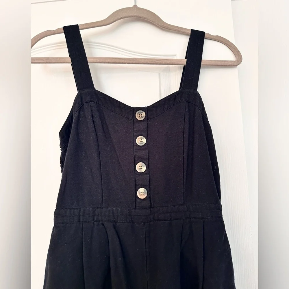 American Eagle Black Flare Jumpsuit Size XS - Picture 2 of 4